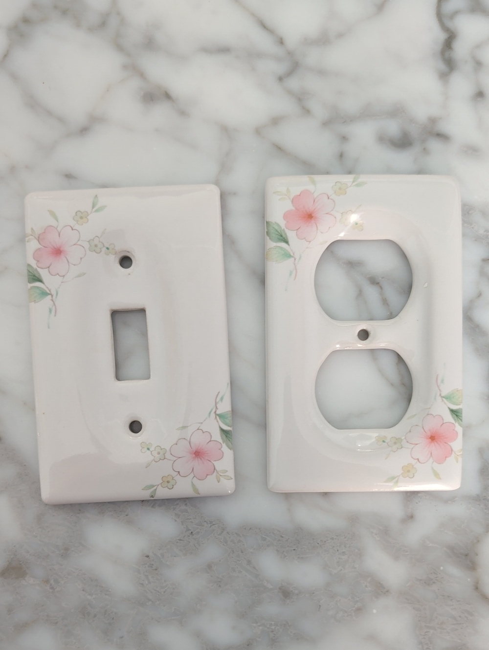 Porcelain Floral Electrical Switch And Socket Covers